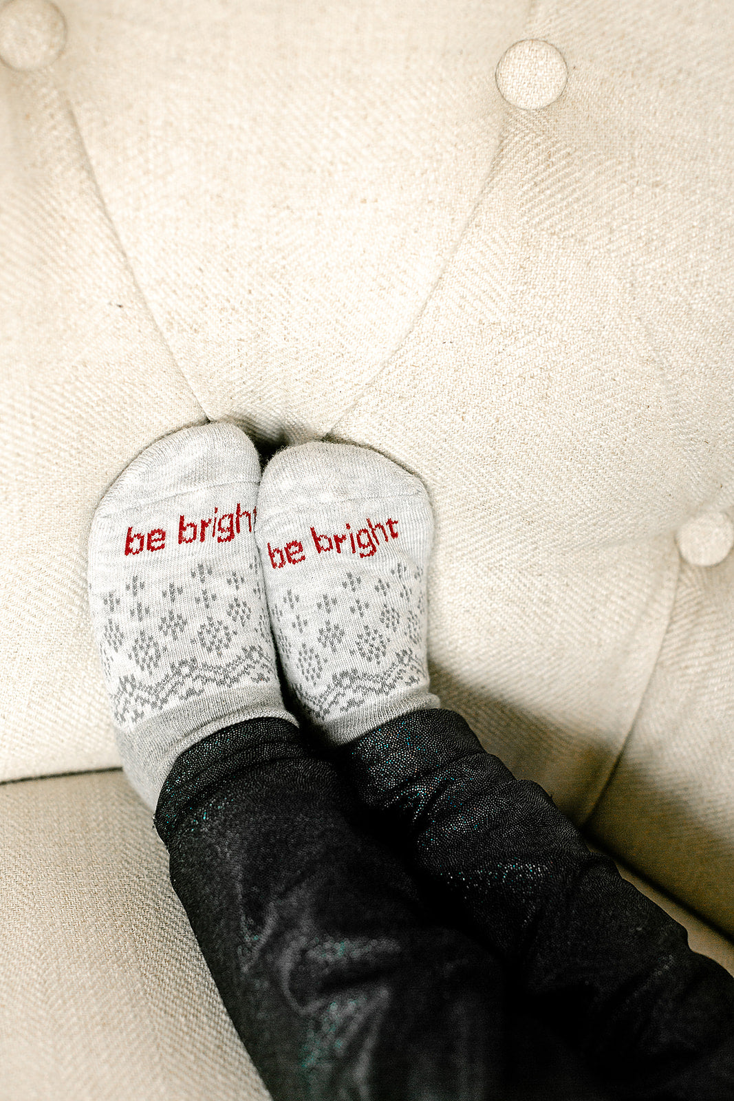 Toddler Winter 2 Pack Grip Socks 2T-4T (Frost)