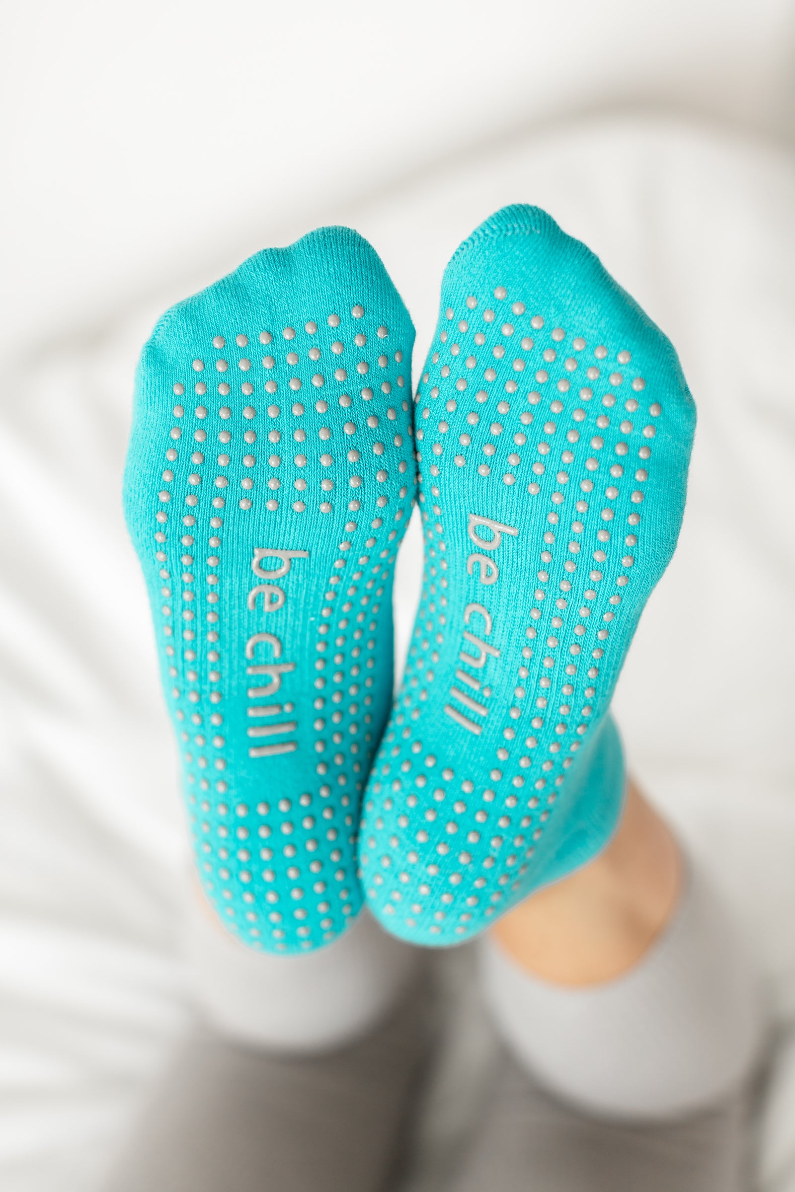 Be Chill Grip Socks (Lagoon)