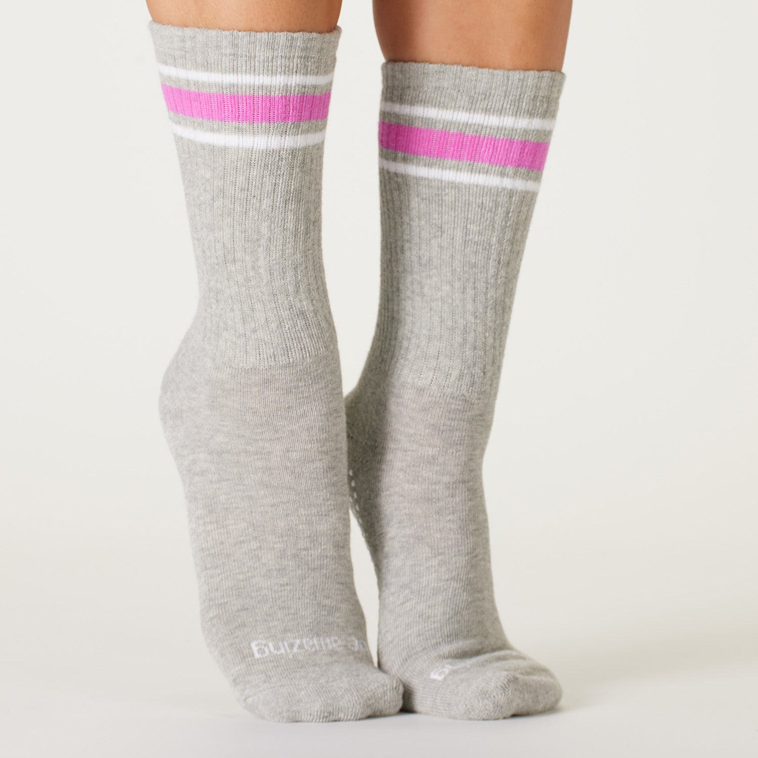 Crew Be Amazing Grip Socks (Heather/Orchid)