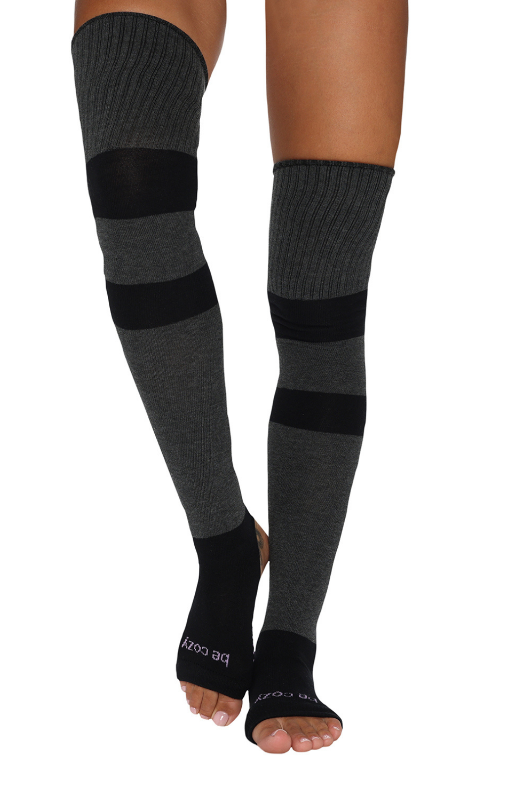 Be Cozy Stirrup Grip Leg Warmers (Space)