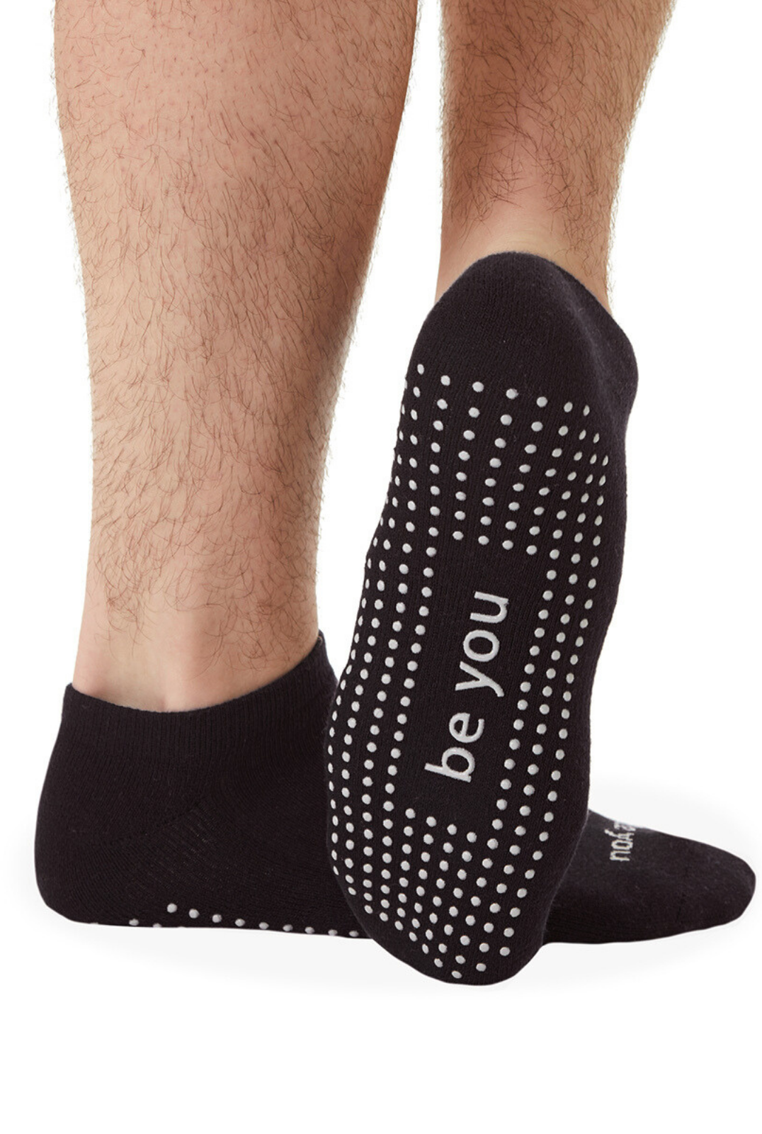 Mens Be You Grip Socks (Black/Grey)