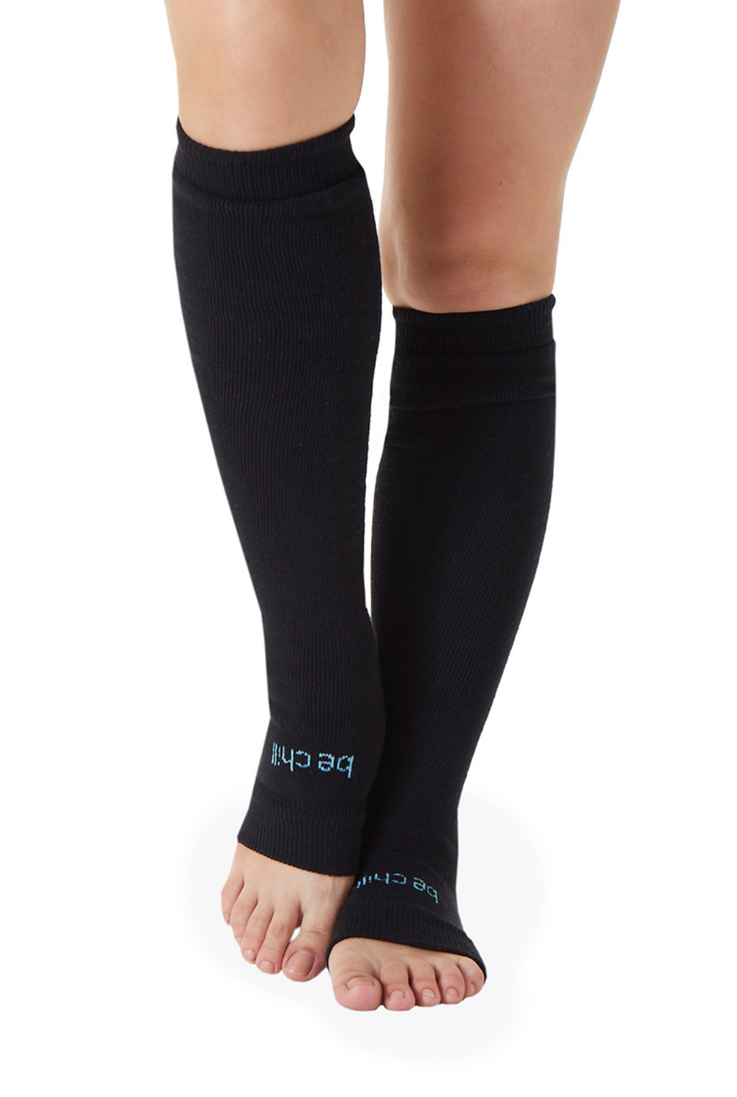 Be Chill Grip Leg Warmers (Black/Aqua)