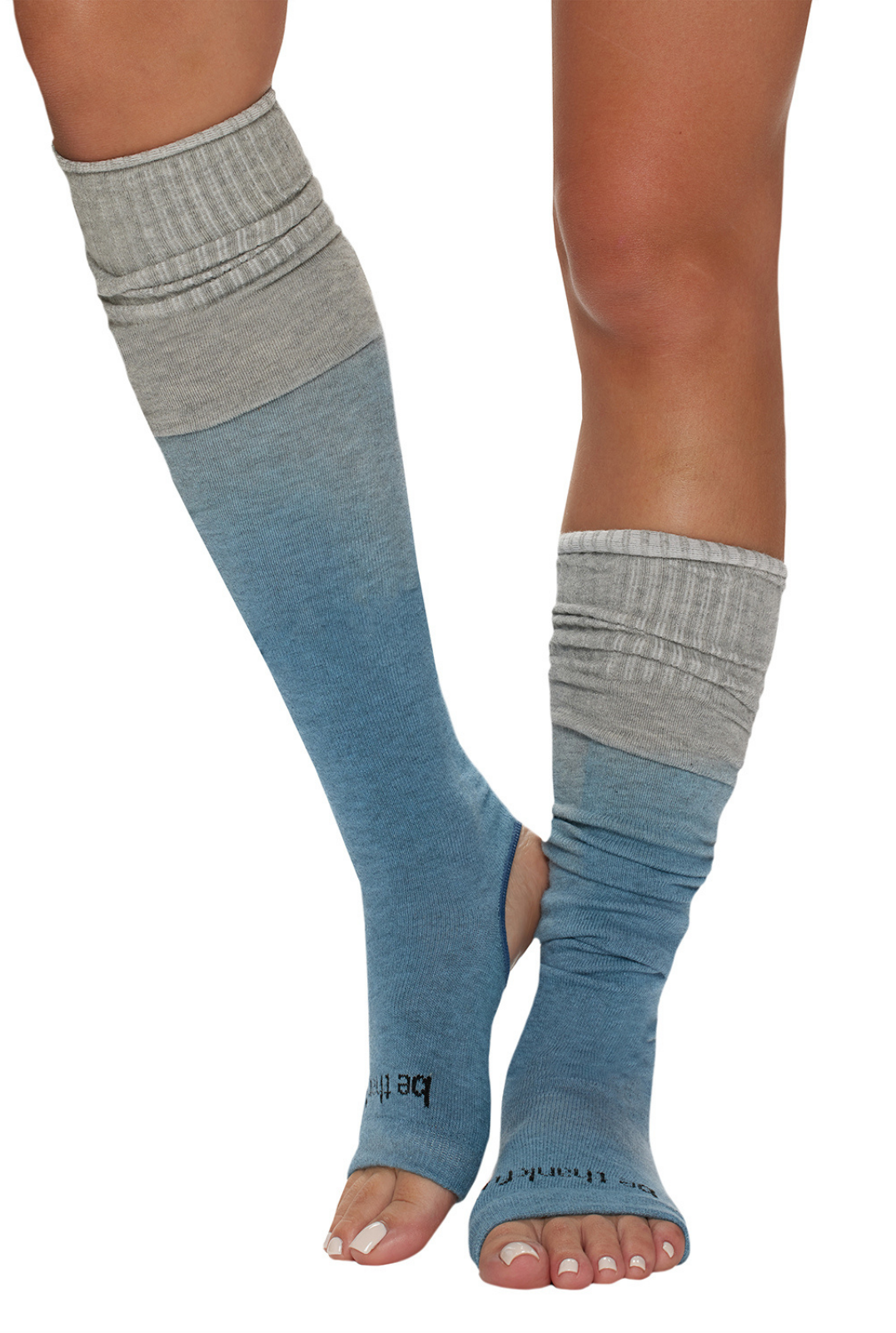 Be Thankful Stirrup Grip Leg Warmers (Turquoise)
