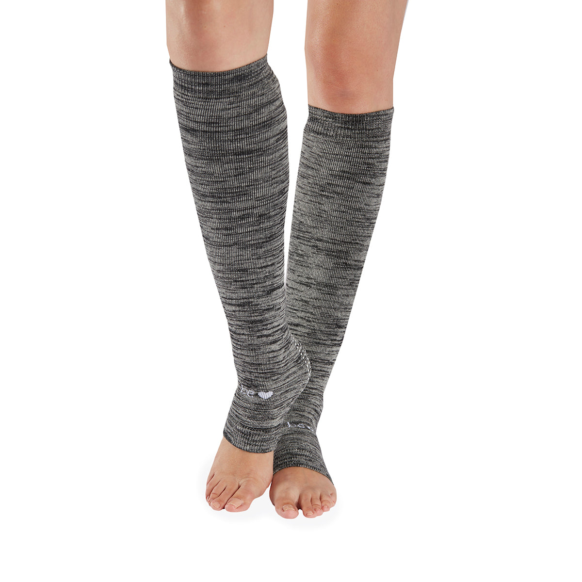 be love marbled grip leg warmers ash, sticky be socks, best grip socks, best grippy socks, best yoga socks, best pilates socks