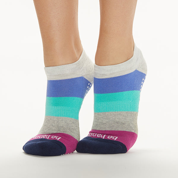 Be Happy Marlowe Grip Socks (Hibiscus)