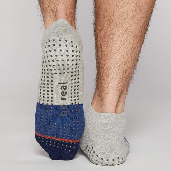 mens be real grip socks pacific, sticky be socks, best grip socks, best grippy socks, best yoga socks, best pilates socks