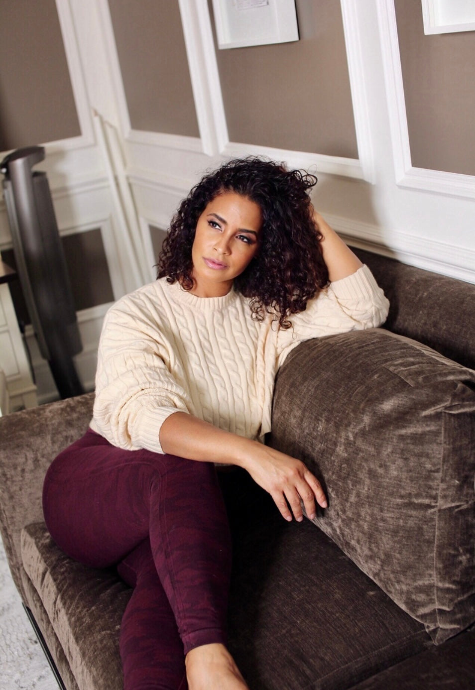 Lisa Mills, sticky be socks, womens grip socks, sticky bottom socks