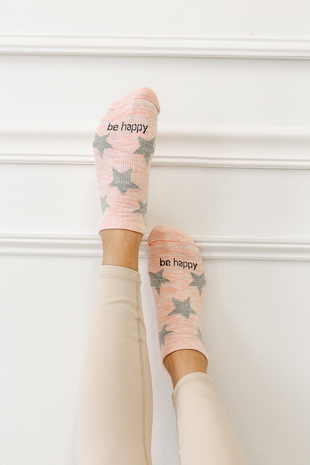 Be Happy Luna Grip Socks (Nectar)