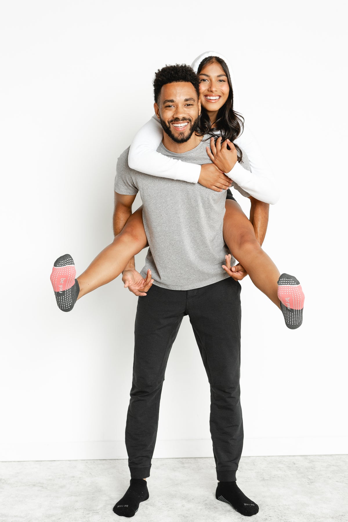 Be You Grace Grip Socks (Guava)