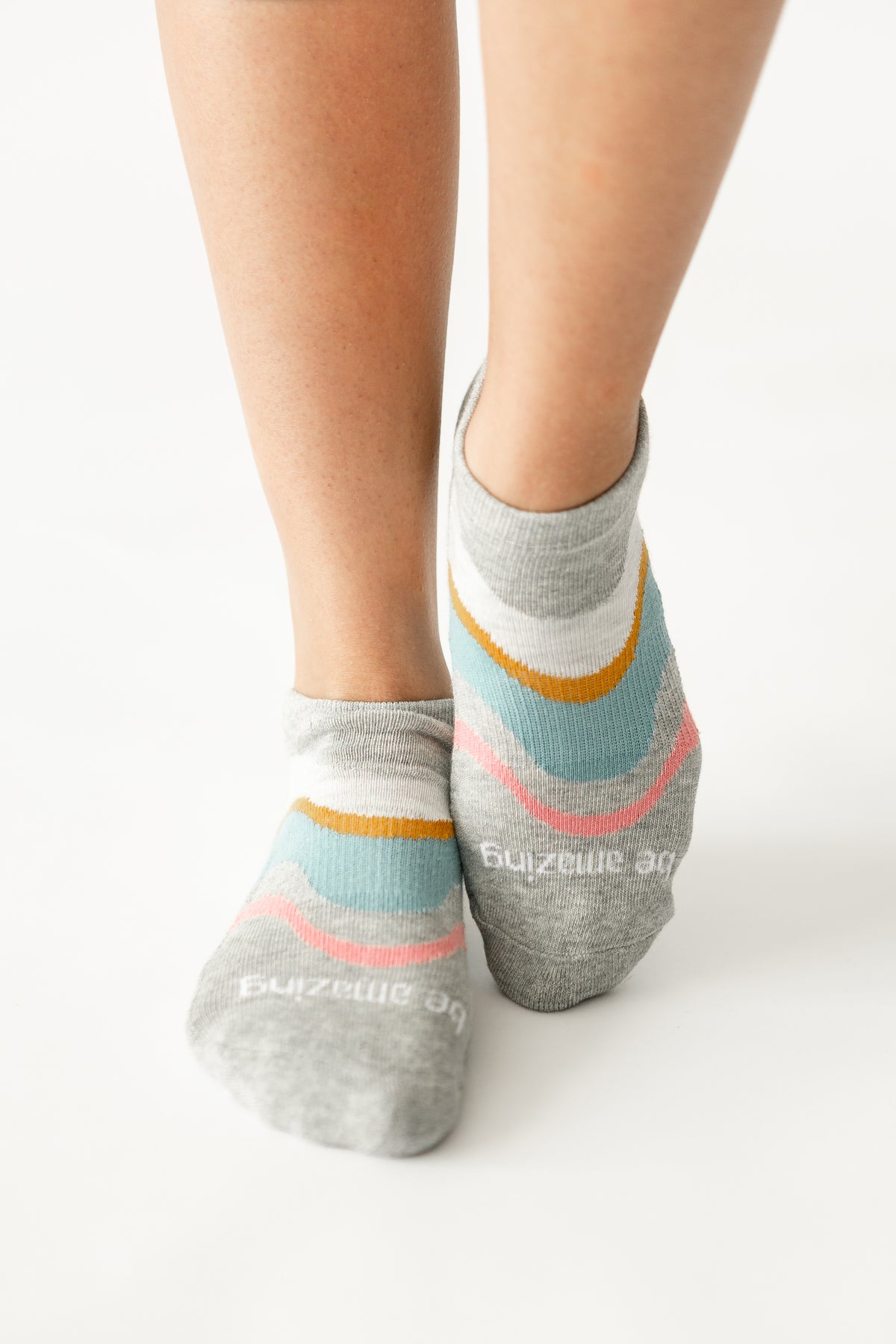 Be Amazing Whimsy Grip Socks (Ranier)