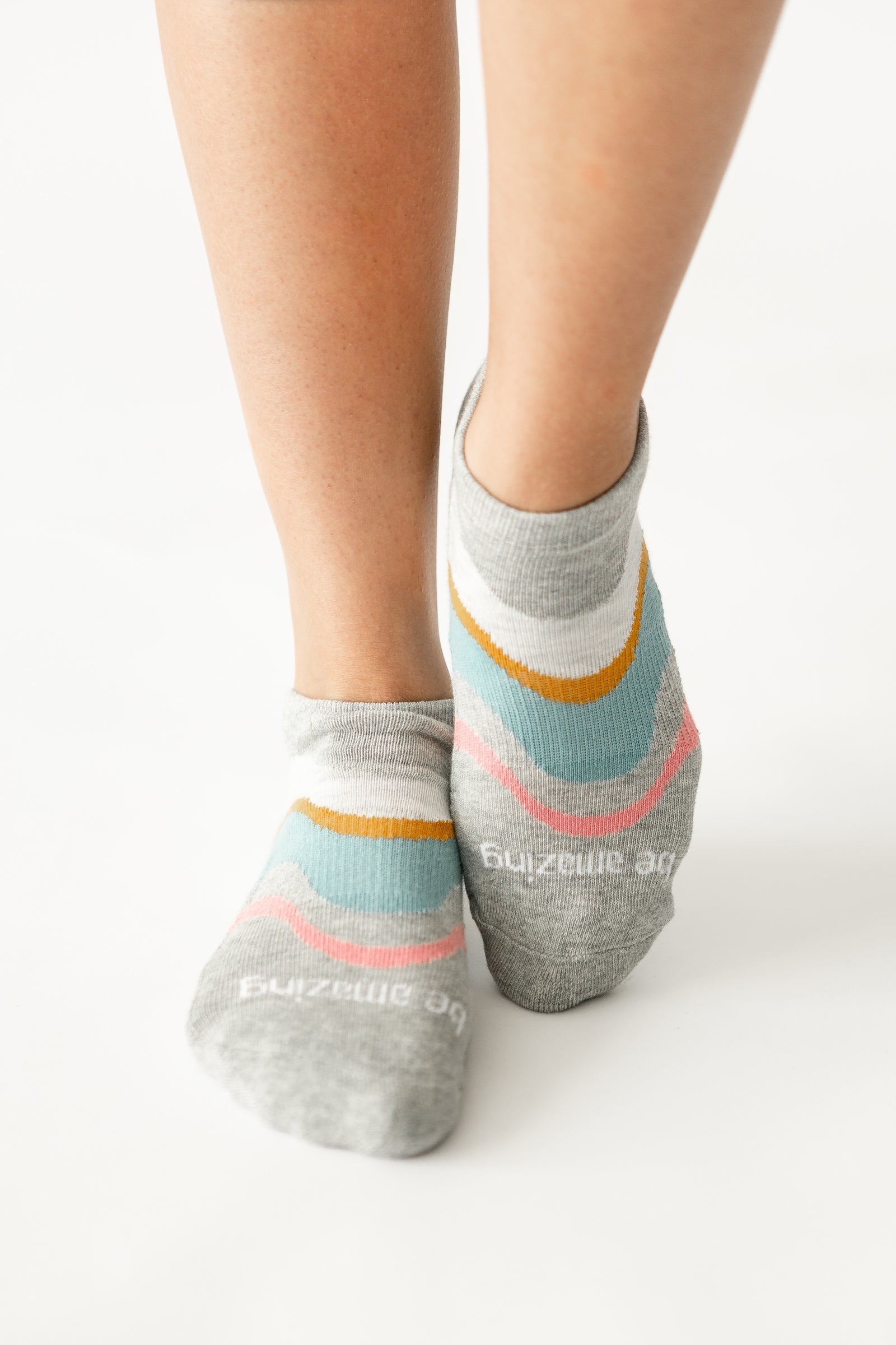 Be Amazing Whimsy Grip Socks (Ranier)