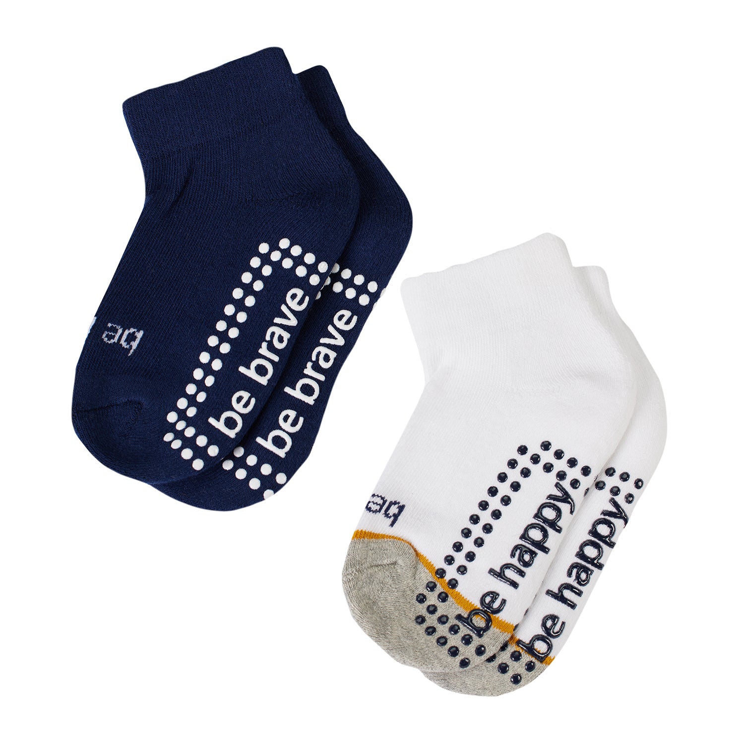 Boys 2 Pack Grip Socks 2T-4T (Aidan)