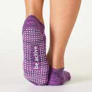 Be Active Marbled Grip Socks (Orchid)