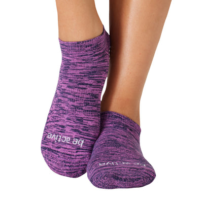 Be Active Marbled Grip Socks (Orchid)