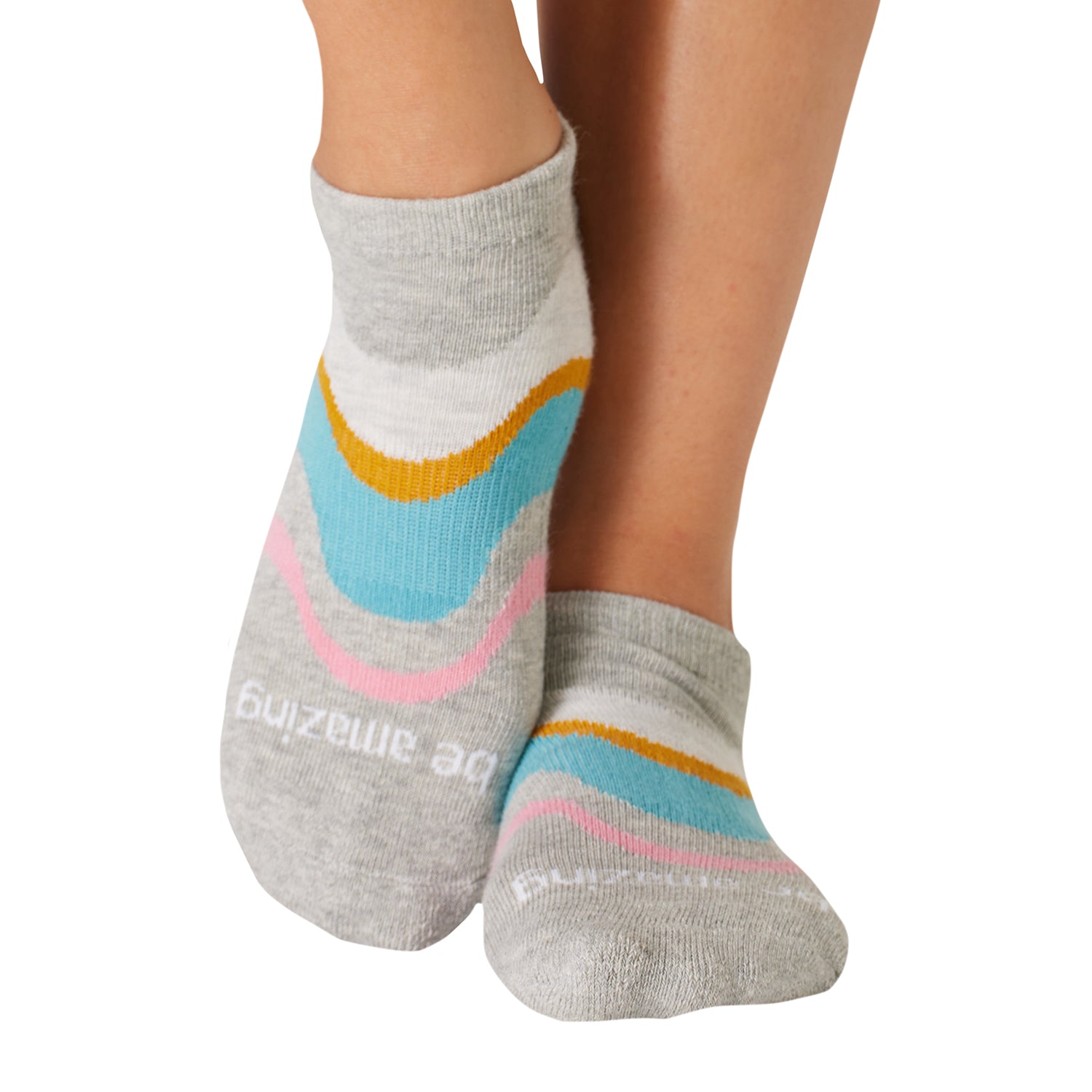 Be Amazing Whimsy Grip Socks (Ranier)
