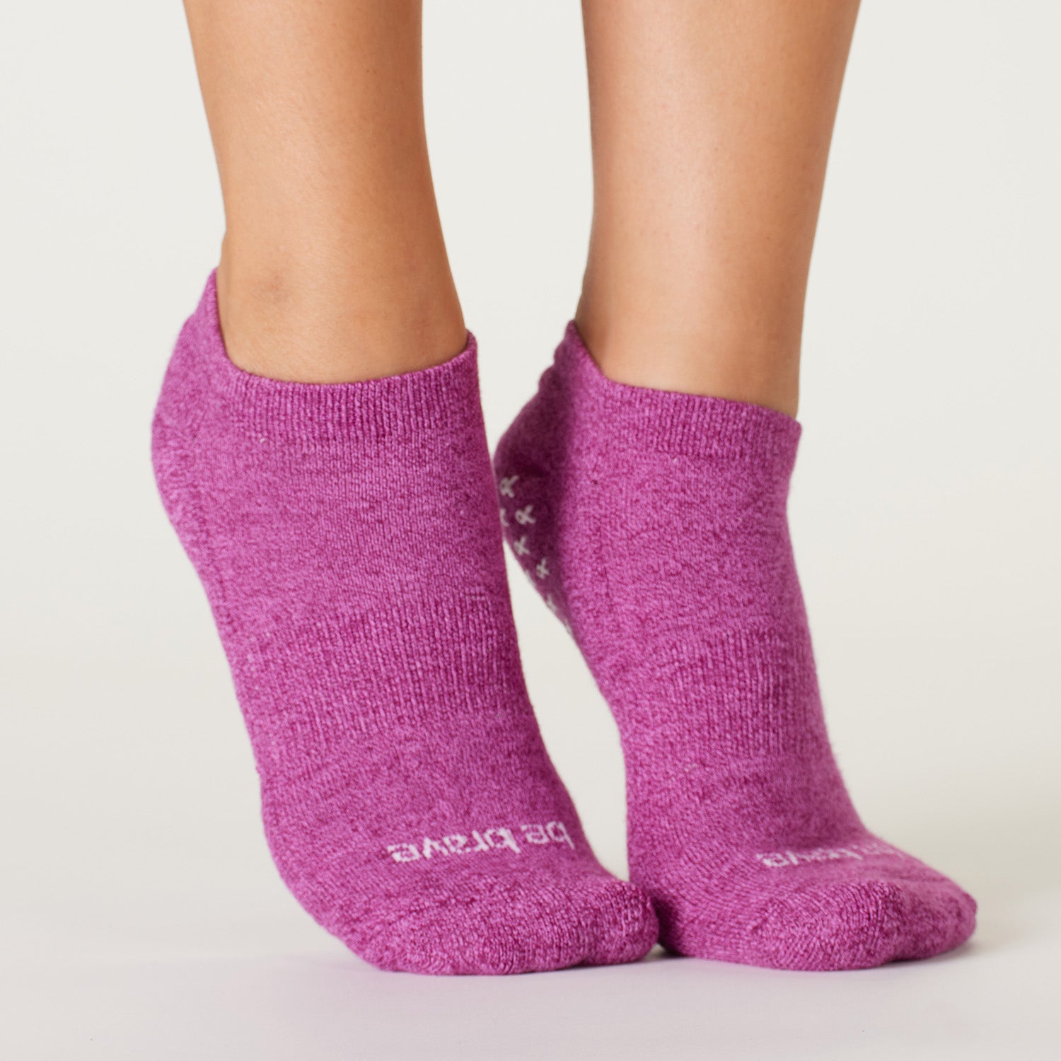 Be Brave Breast Cancer Grip Socks (Marbled)