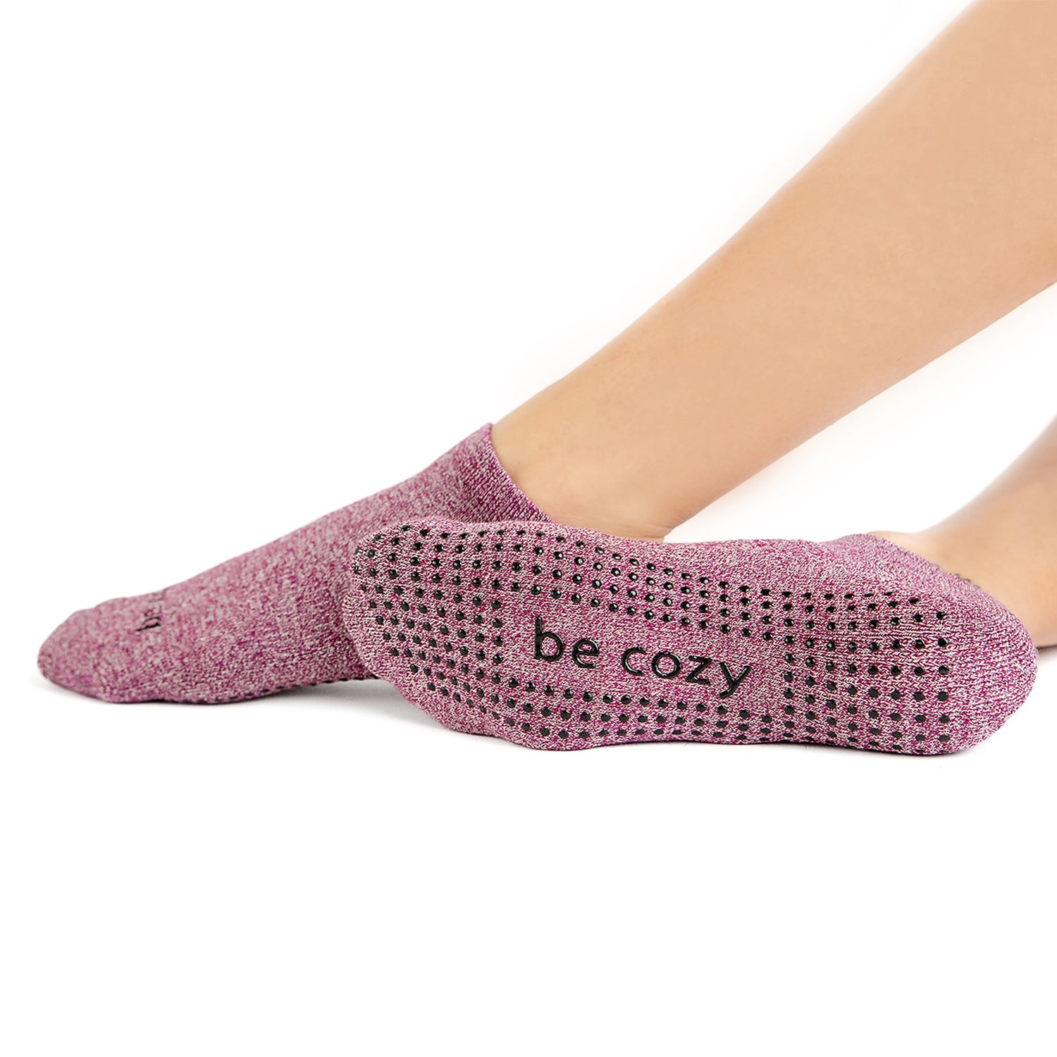 Be Cozy Grip Socks (Acai Berry)