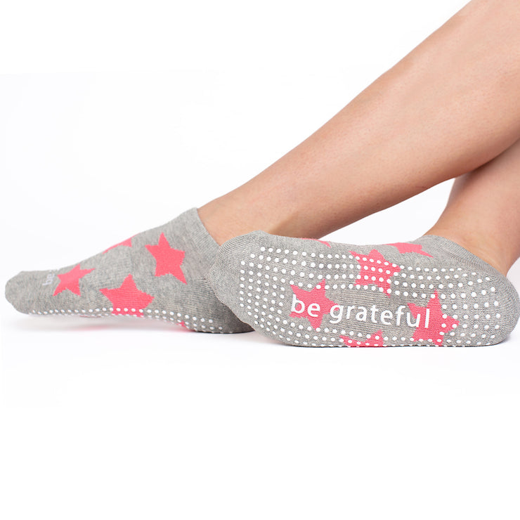 Be Grateful Luna Grip Socks (Taffy)