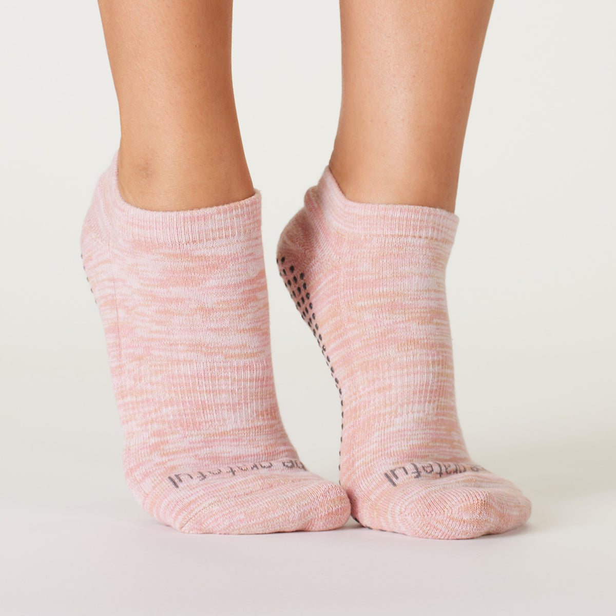 Be Grateful Marbled Grip Socks (Sunrise)