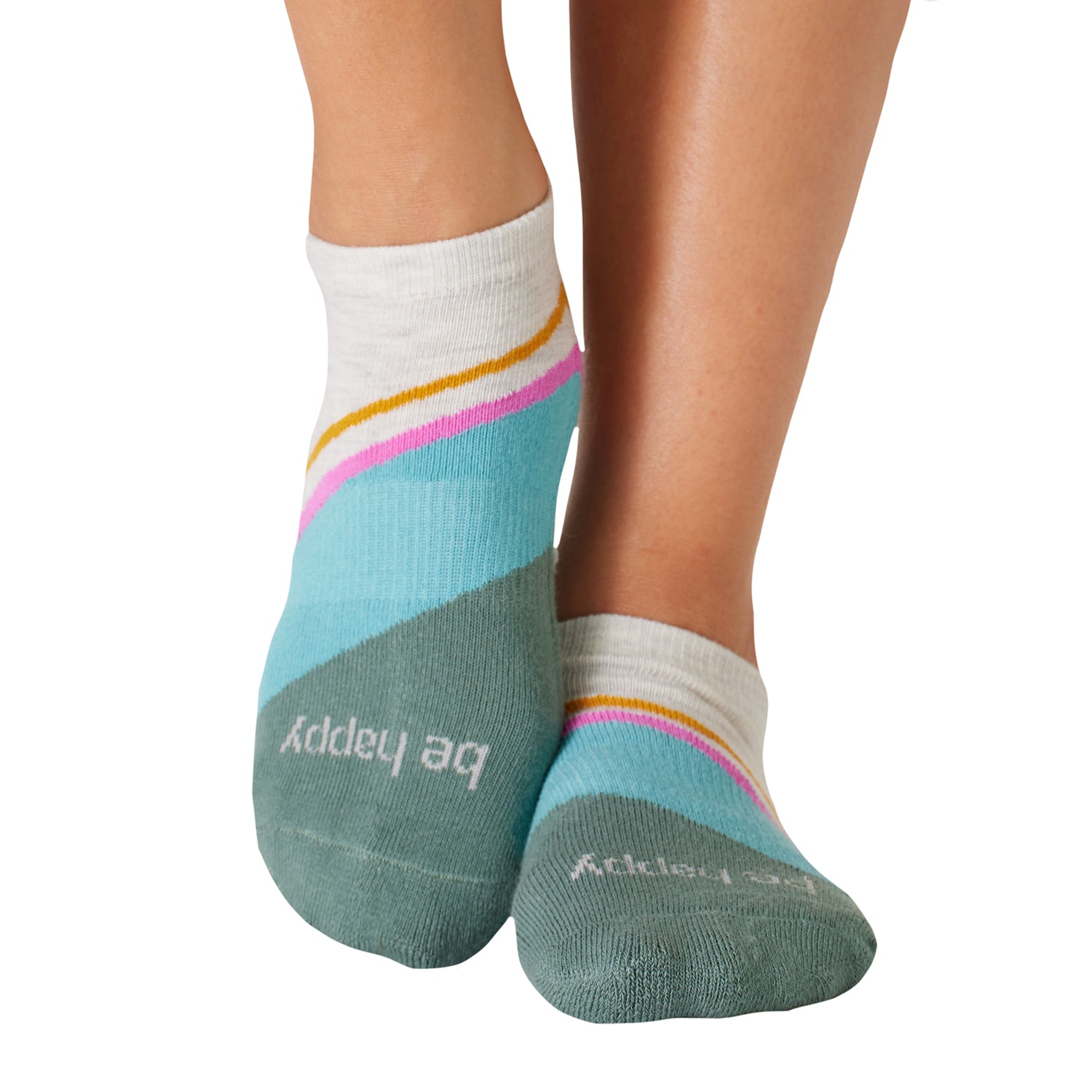 Be Happy Laila Grip Socks (Juniper)