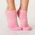 Be Happy Grip Socks (Flamingo/Acai)