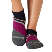 Be Mindful Laila Grip Socks (Plum)
