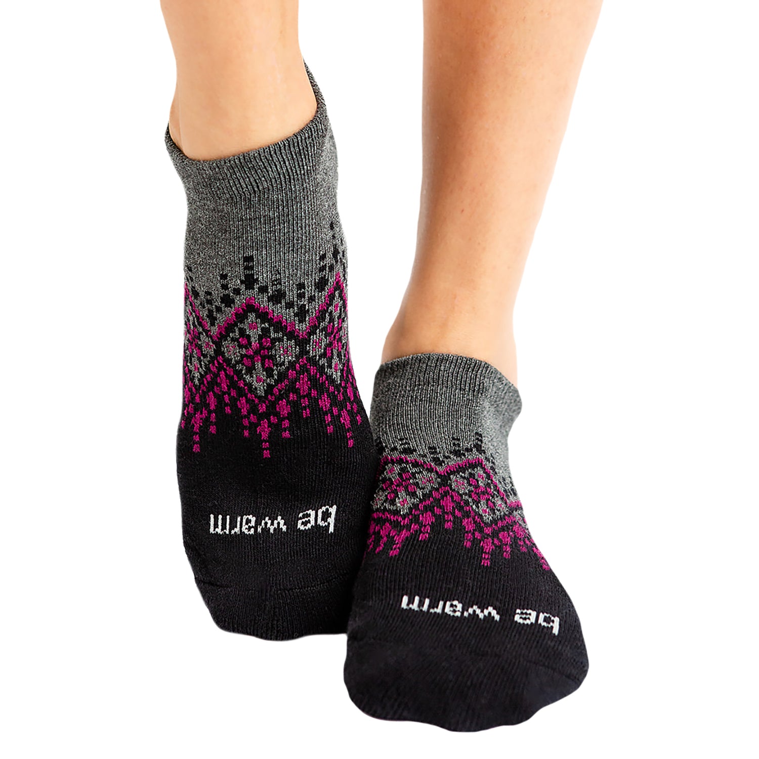 Be Warm Grip Socks (Black)