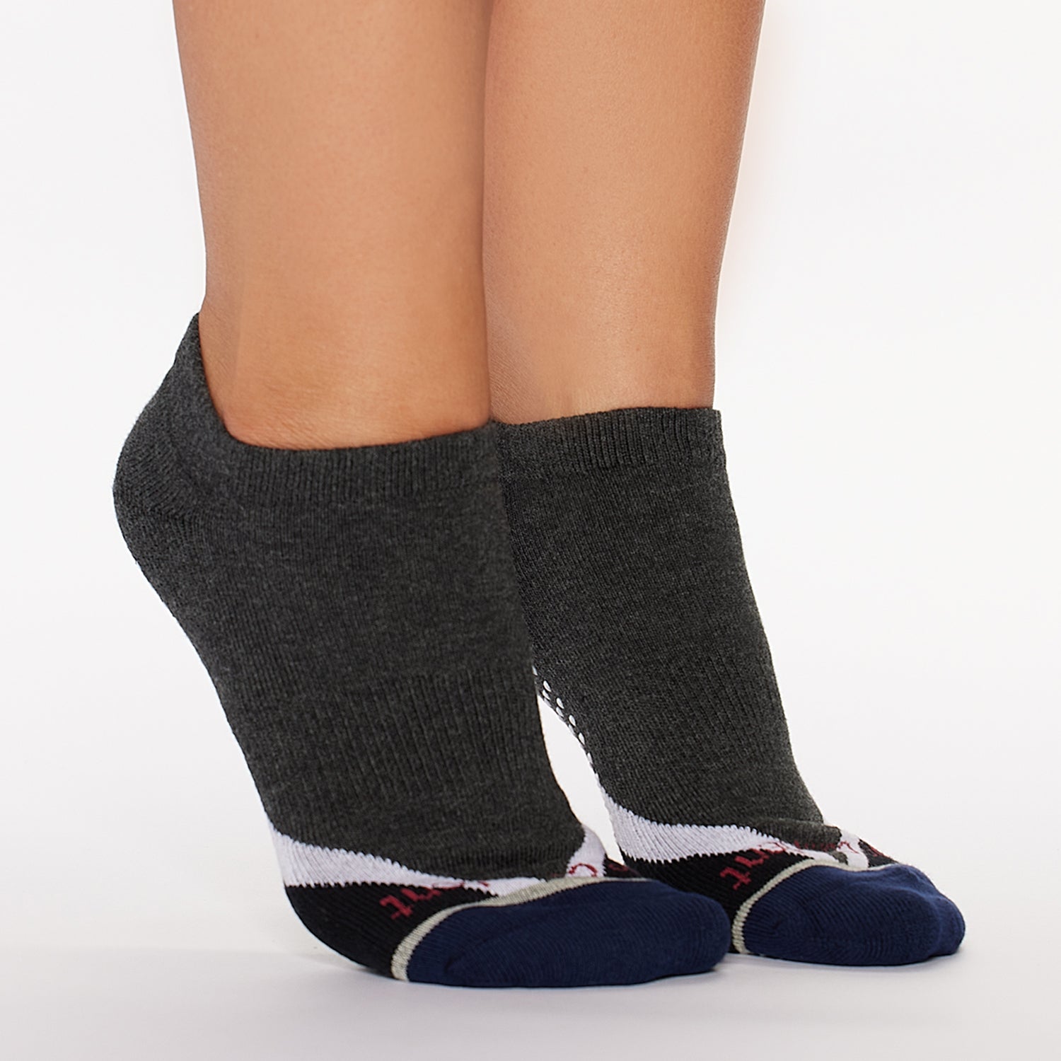 Be Confident Frankie Grip Socks (Storm)
