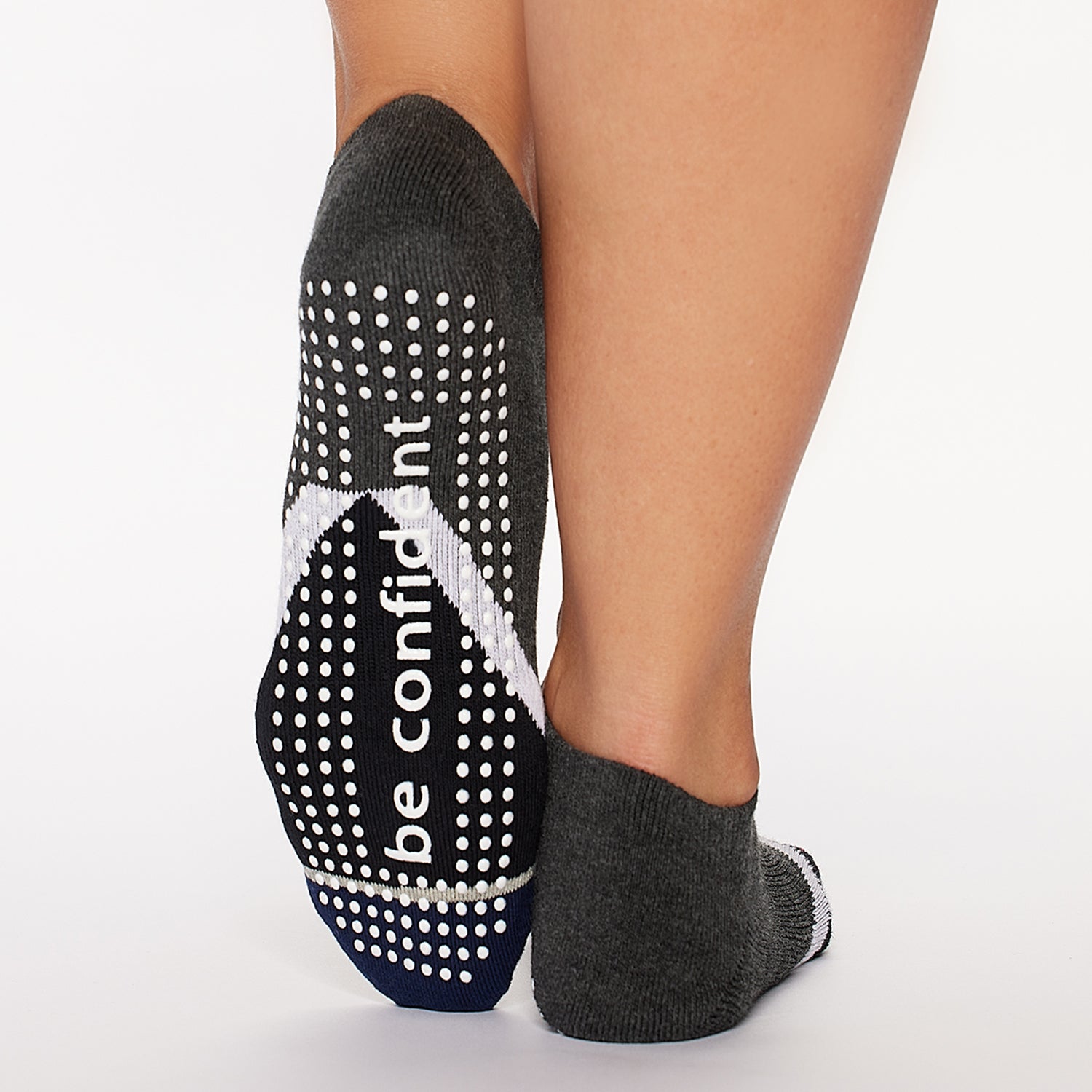 Be Confident Frankie Grip Socks (Storm)