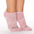 Be Happy Marbled Grip Socks (Blush)