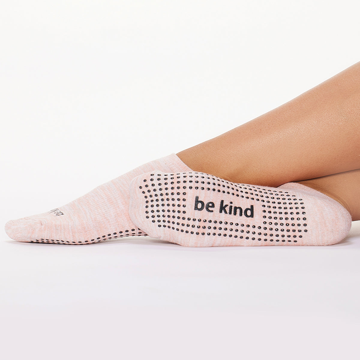 Be Kind Marbled Grip Socks (Shell)