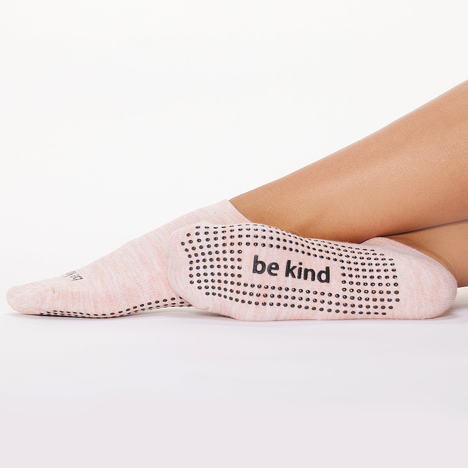 Be Kind Marbled Grip Socks (Shell)