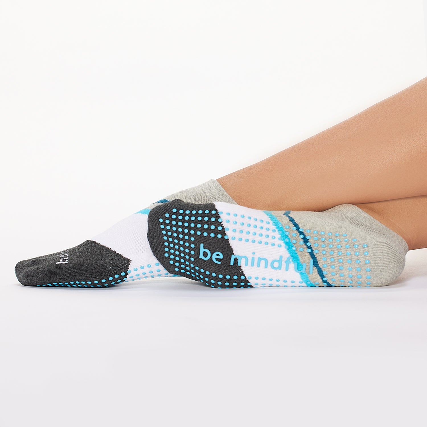 Be Mindful Laila Grip Socks (Island)