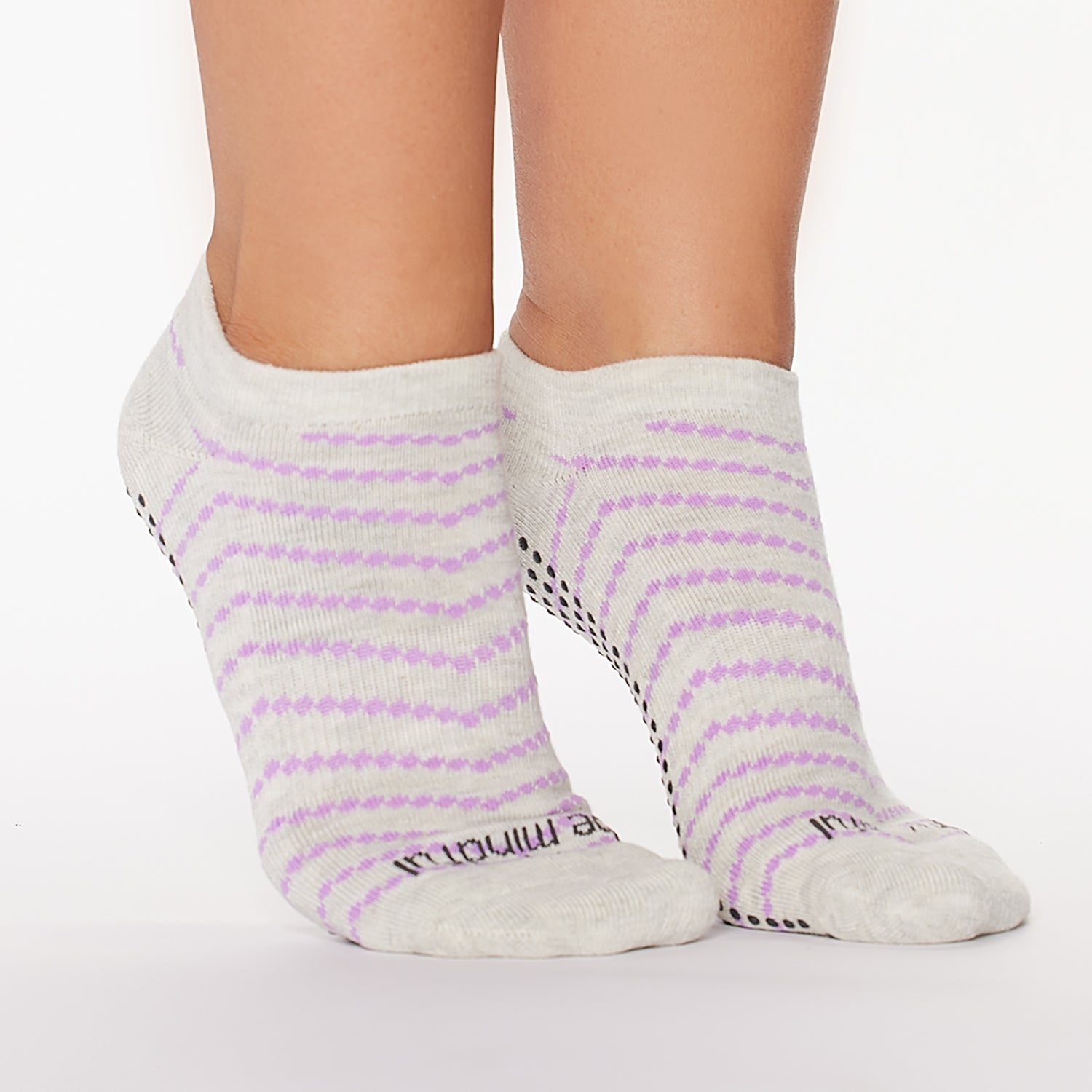 Be Mindful Elena Grip Socks (Wisteria)