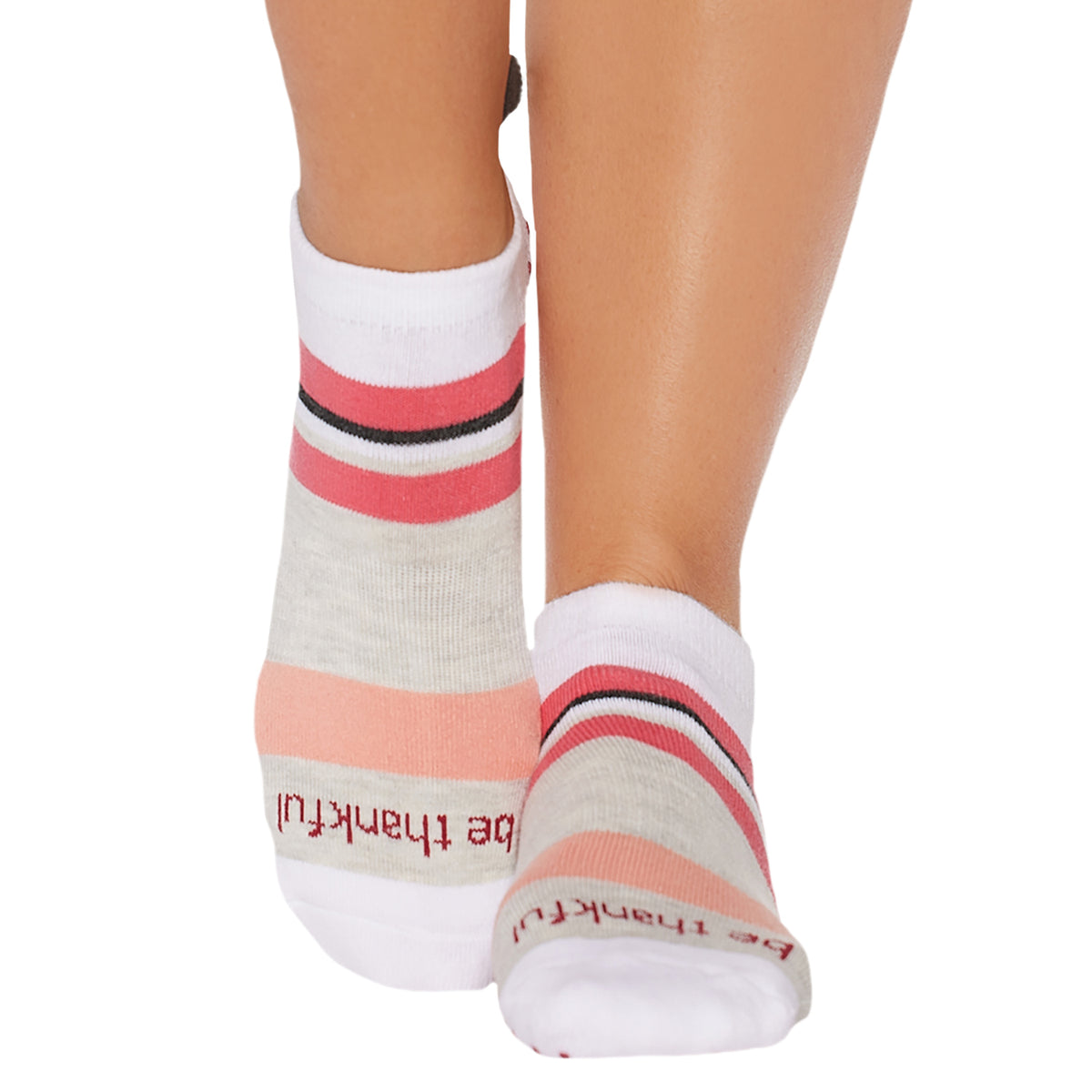 Pom Pom Be Thankful Grip Socks (Dusk)