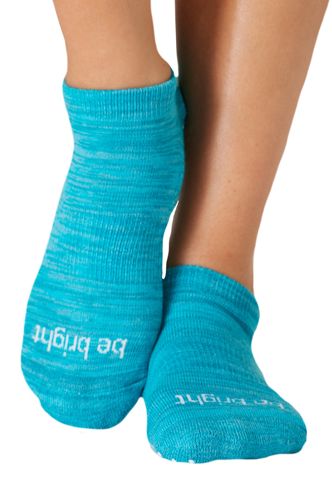 Be Bright Marbled Grip Socks (Laguna)