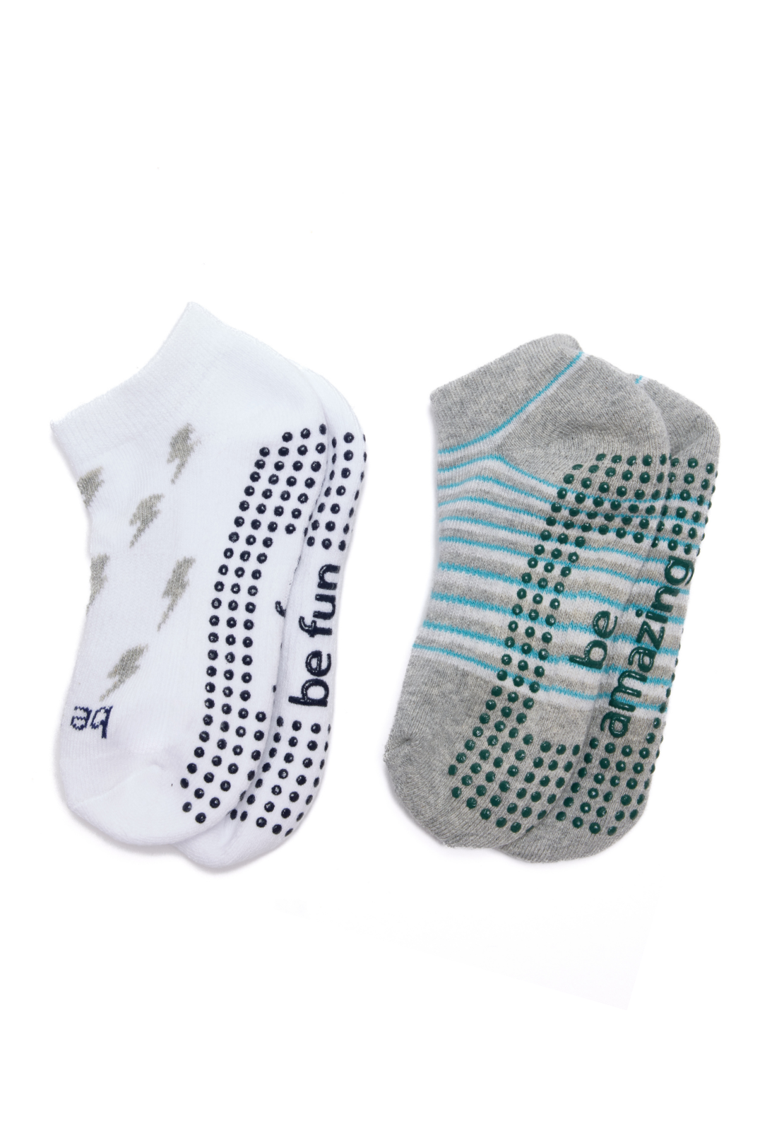 Boys 2 Pack Grip Socks 4T-6T (Spencer)