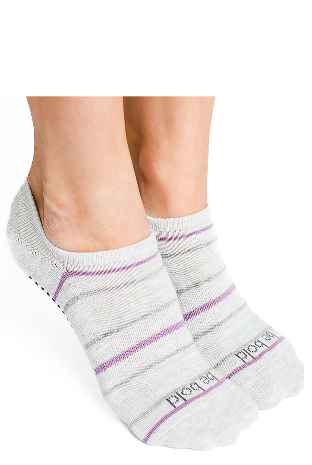 **No Show** Be Bold Grip Socks (Buff)