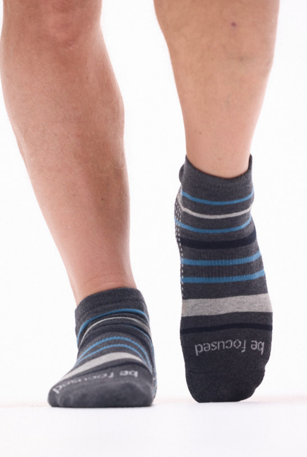 Mens Be Focused *13-17* Grip Socks (Oxford)