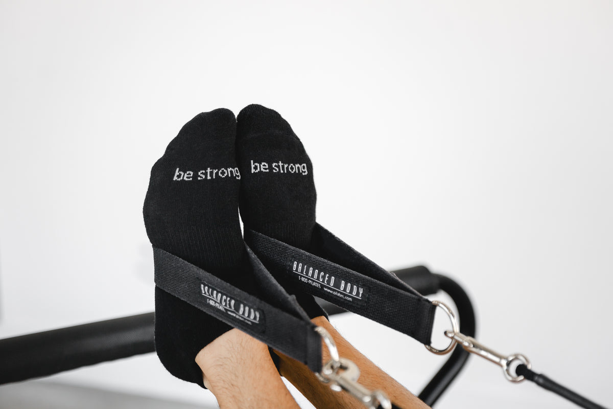 Mens Be Strong Grip Socks (Black/Slate)