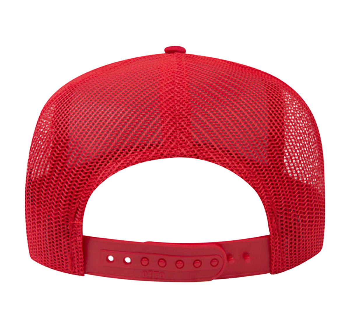 Rebel Surf Club Beach Trucker Hat in Coast Guard Red