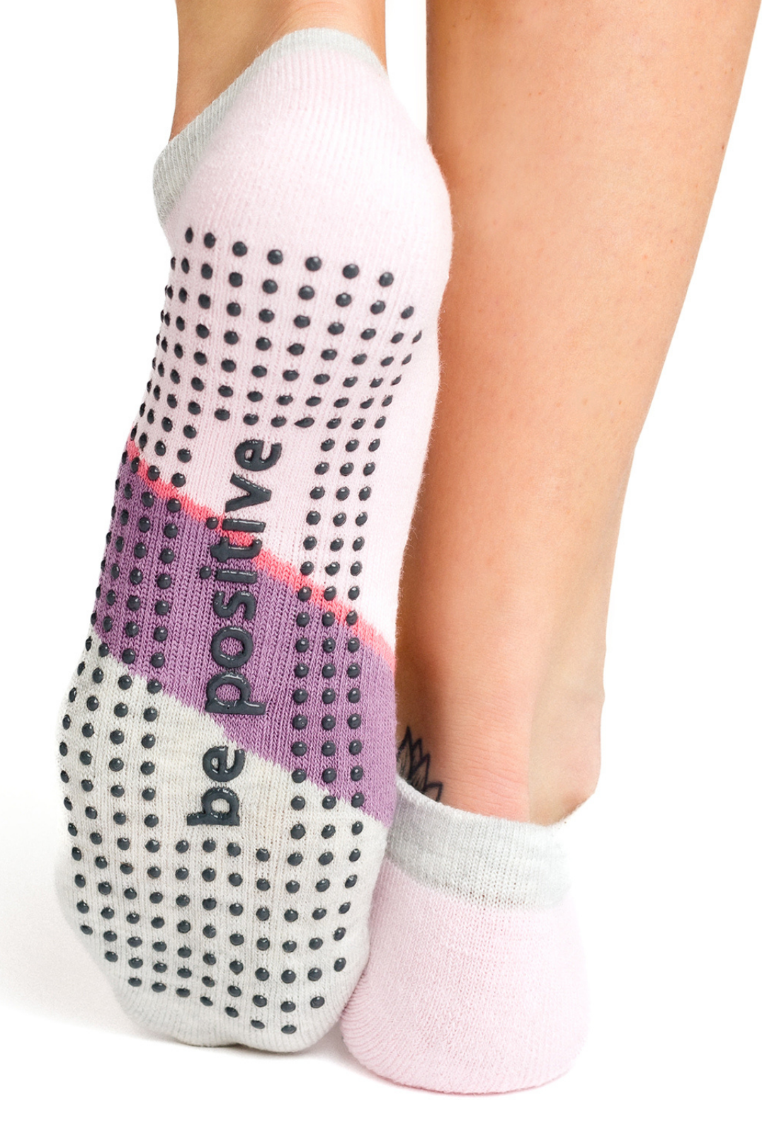 **10-13** Be Positive Althea Grip Socks (Candy)