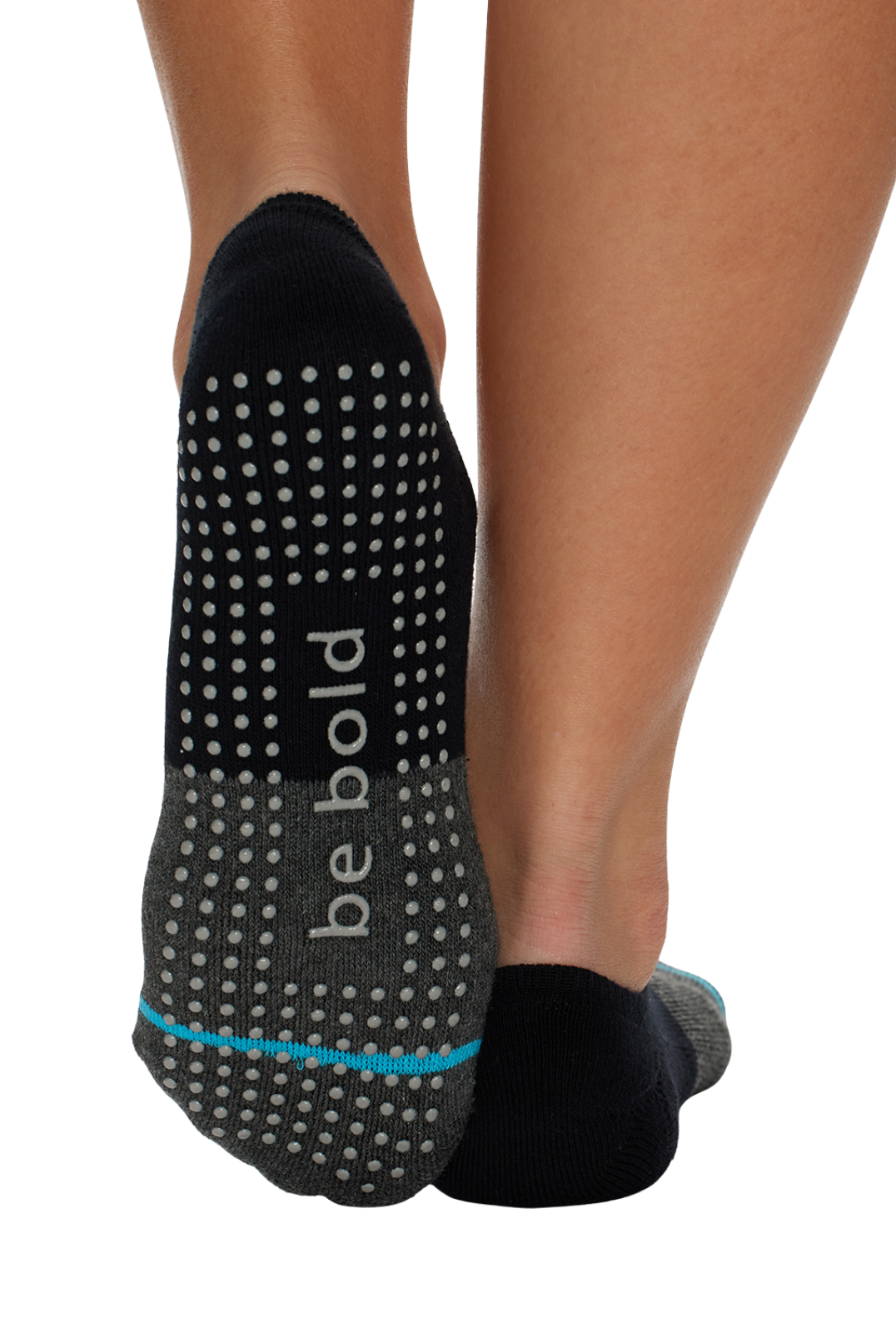 **No Show** Be Bold Quinn Grip Socks (Sparrow)