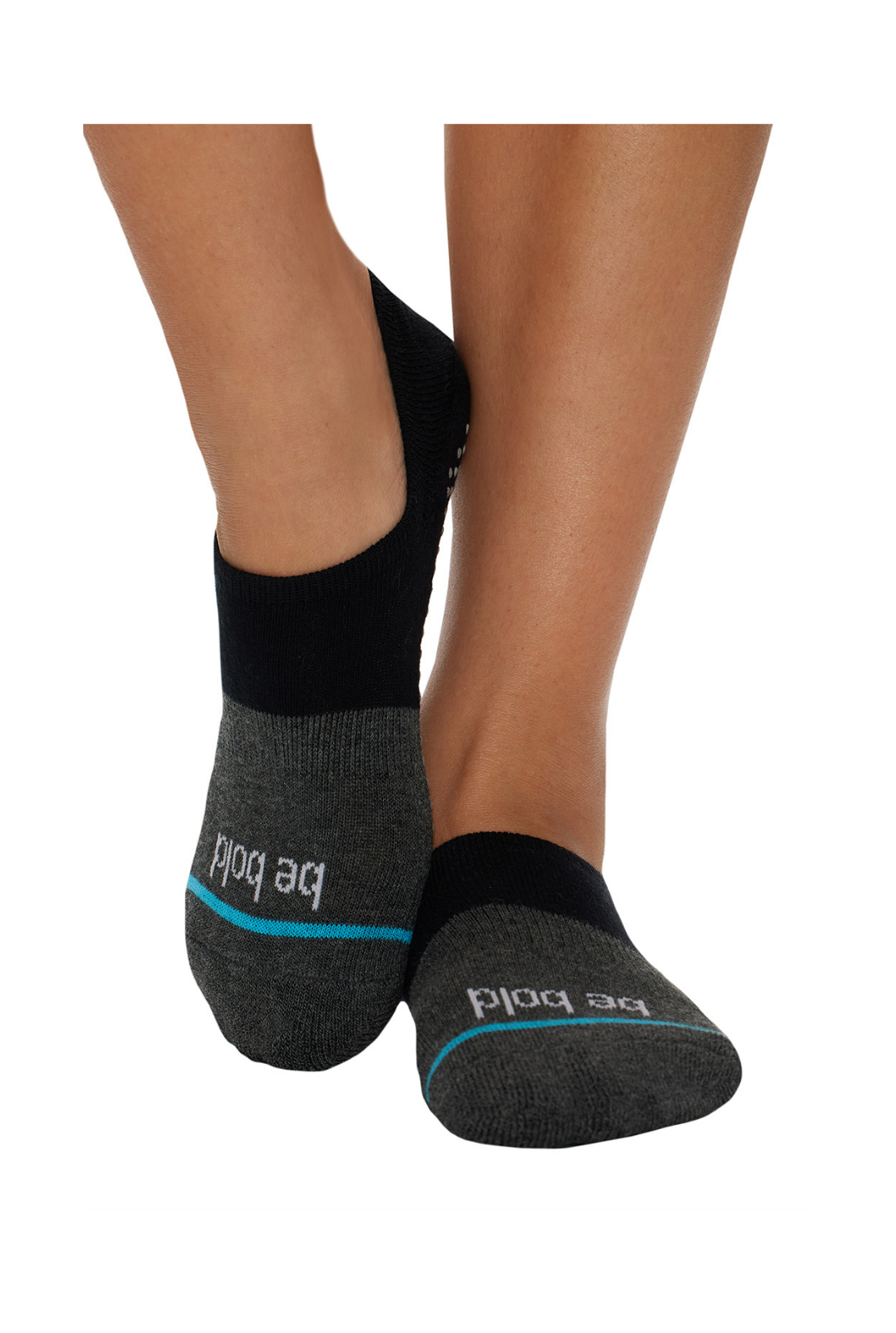 **No Show** Be Bold Quinn Grip Socks (Sparrow)