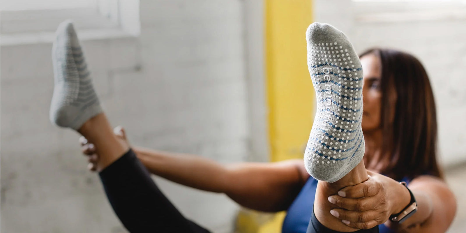 Sticky Be Socks, best sticky bottom socks for yoga, barre, fitness.