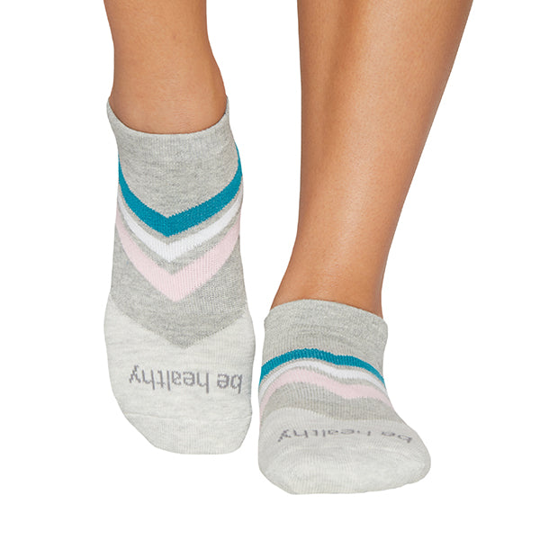 Be Healthy Maxine Grip Socks (Azelea)