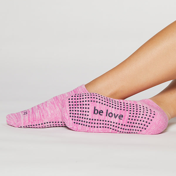 Be Love Marbled Grip Socks (Aster)