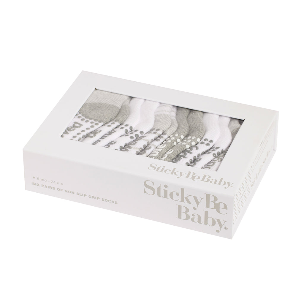 Baby Box 6 Pack (Sawyer)  Sticky Be socks – Sticky Be Socks