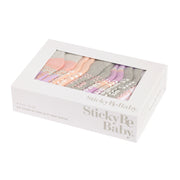 baby girl box 6 pack layla, sticky be socks, best grip socks, best grippy socks, best yoga socks, best pilates socks