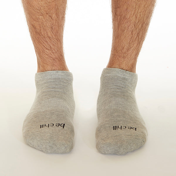 Mens Be Chill Grip Socks (Heather/Black)